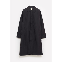 SUNFLOWER BLACK RELAXED NYLON COAT